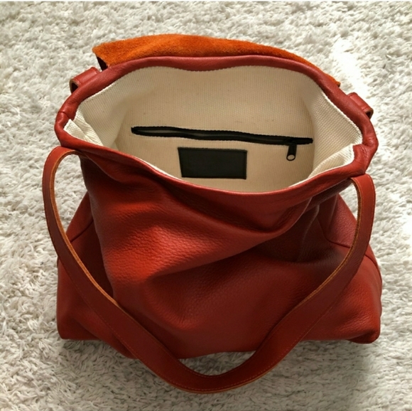 VIVA BAGS OF CALIFORNIA Leather Shoulder Bag - Picture 3 of 7